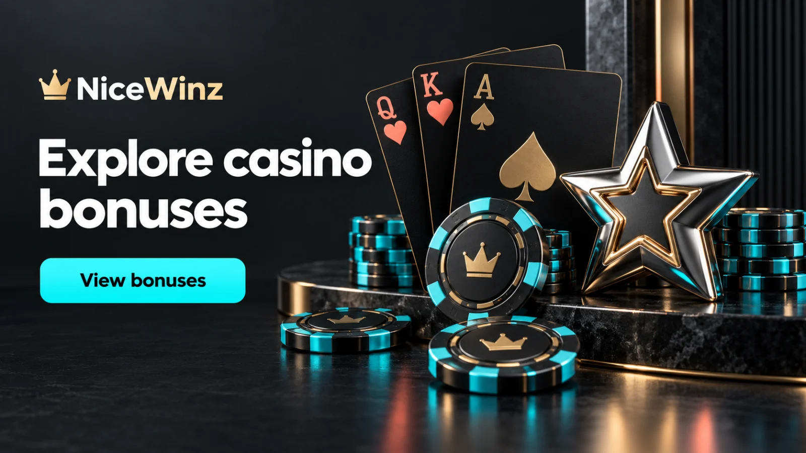 NiceWinz: explore casino bonuses. View bonuses.